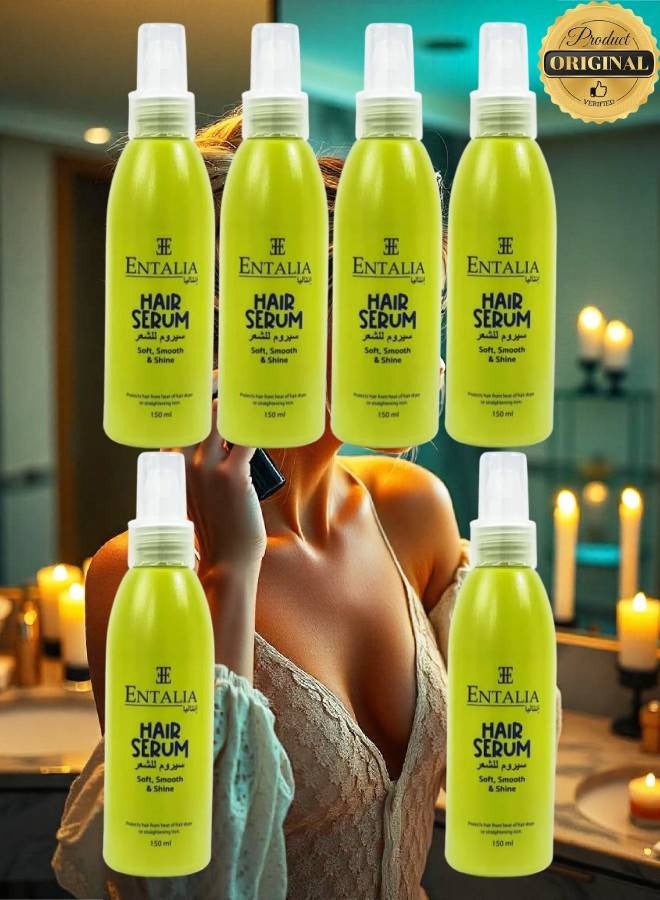 Entalla 6 Pieces Hair Serum Soft And Smooth And Shine Protects Hair From Heat Of Hair Dryer - Image 1
