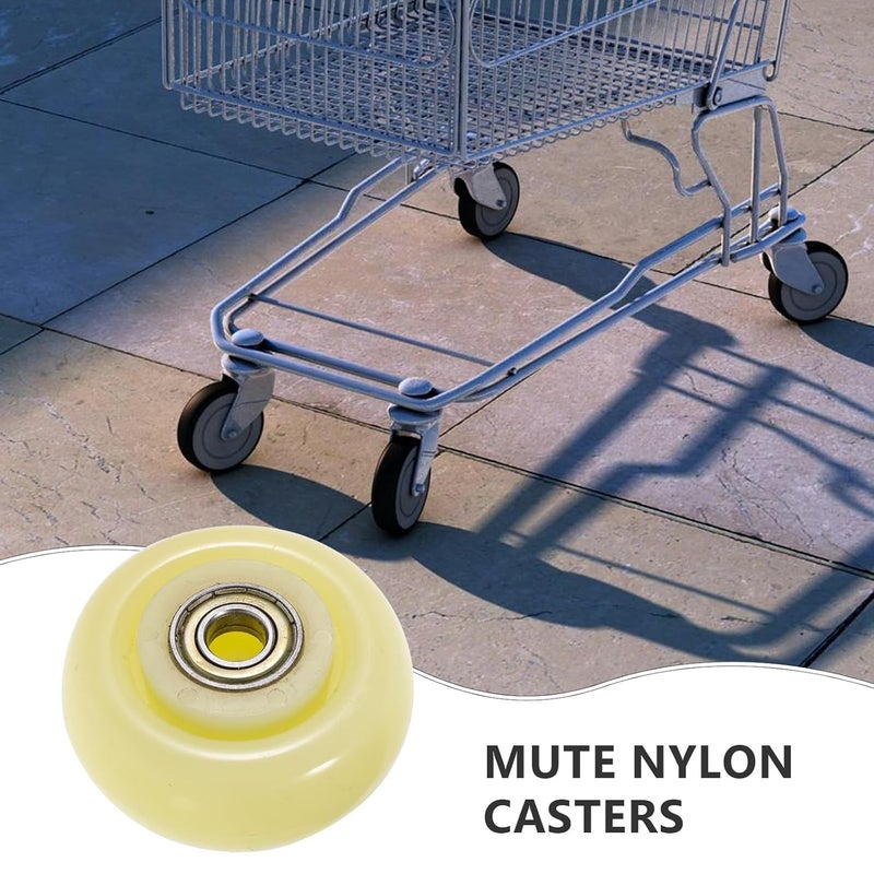 Heavy Duty Nylon Silent Cart Wheel Ball Bearing Pulley 4 Inch for Industrial Scaffolding - Image 4