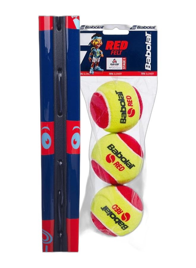 Babolat Ballfighter 19 Junior + Mini Tennis Balls for Kids Pack  - Image 1