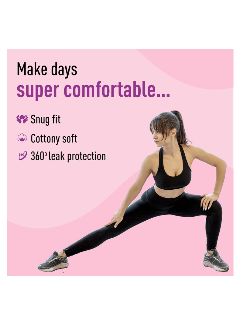 Sirona Disposable Period Panties for Women L – XL 360° Sanitary Protection for Heavy Flow No Leakage No Rashes No Discomfort Maternity Panties with High Absorbency Pack of 5 - Image 3