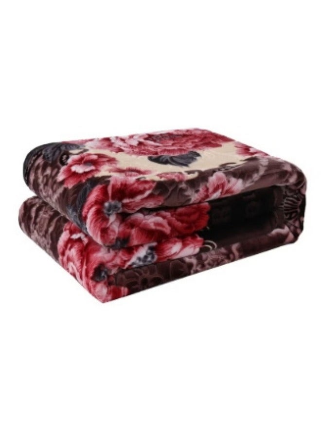 SMART HOME Soft and warm heavy winter blanket with a comfortable silky feel, double bed blanket measuring 200X240 cm and weighing 6 kg, super soft double layer blanket made of high quality materials - Image 3