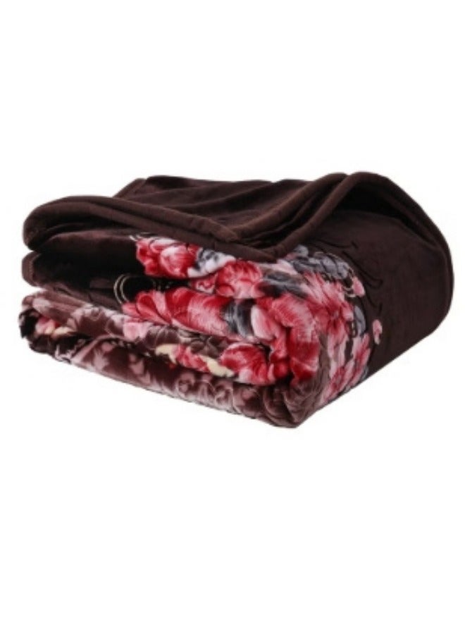 SMART HOME Soft and warm heavy winter blanket with a comfortable silky feel, double bed blanket measuring 200X240 cm and weighing 6 kg, super soft double layer blanket made of high quality materials - Image 2