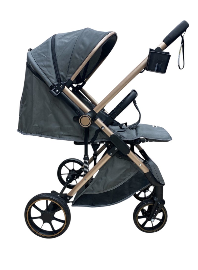 Cullar Premium Baby Stroller for Newborns & Toddlers | Lightweight Foldable Travel Pram with Adjustable Seat, Smooth Suspension Wheels, One-Hand Fold, Cup Holder & Large Storage Basket | Durable & Easy to Maneuver - Image 1