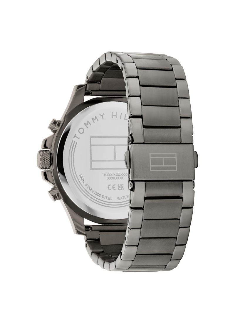 TOMMY HILFIGER - ساعة رجالية دائرية أنالوج بعلبة خضراء - 1792115 - Image 1