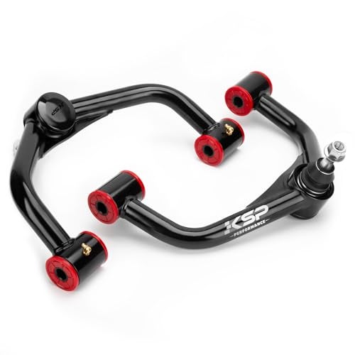KSP PERFORMANCE KSP 2-4inch Upper Control Arms for Silverado 2500HD 3500HD 2011-2019, Adjustable Tubular A-Arms Replacement Factory/Stock Arms After 2-4" Lift for 2011-2019 Sierra 2500HD 3500HD, Package of 2 (Black) - Image 1