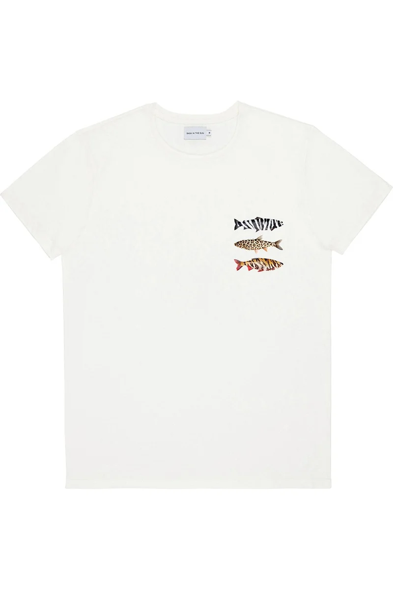 Bask in the Sun Wildfishes T-Shirt 100% Organic Cotton