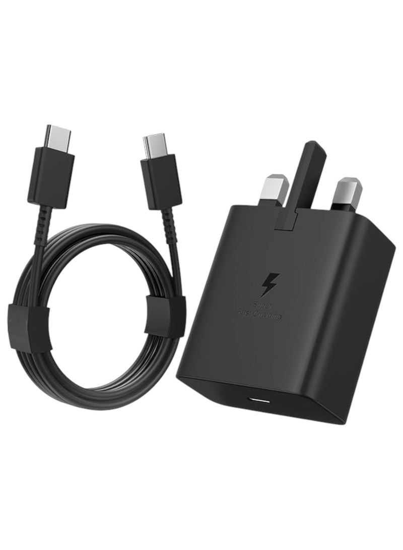 ZO7 Type-C Adapter USB Wall Charger, Black, 45W Fast PD Charger with 480Mbps Data Sync, Short Circuit Protection, - Image 1