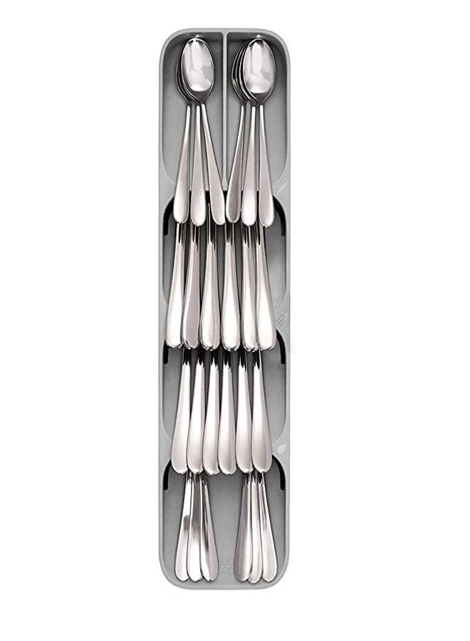 Home Stuffs Cutlery Storage Organizer Rack for Knives - Fork - Spoons Drawer Holder - Kitchen Cabinet Tray Stand Organizer (Multicolor, Plastic, Pack of 1 Pcs) - Image 3