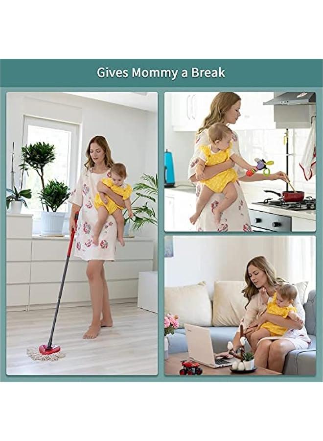 Gonice Baby Playpen, Extra Large Playpen for Babies, Kids Safe Play Center for Babies with Breathable Mesh and Zipper Door，and Toddlers Gives Mommy a Break 120×120cm  - Image 2