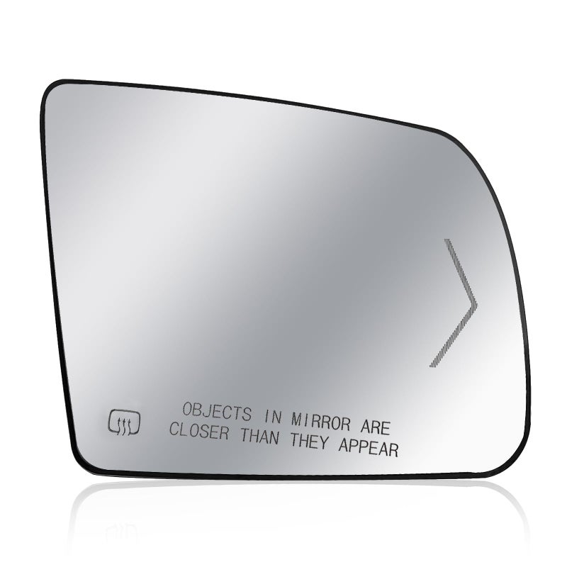 Passenger Right Side Heated Mirror Glass Side View Heated Convex Mirror Glass with Rear Holder and Turn Signal Replacement For Toyota 20082017 Sequoia 20072020 Tundra Passenger Side Mirror