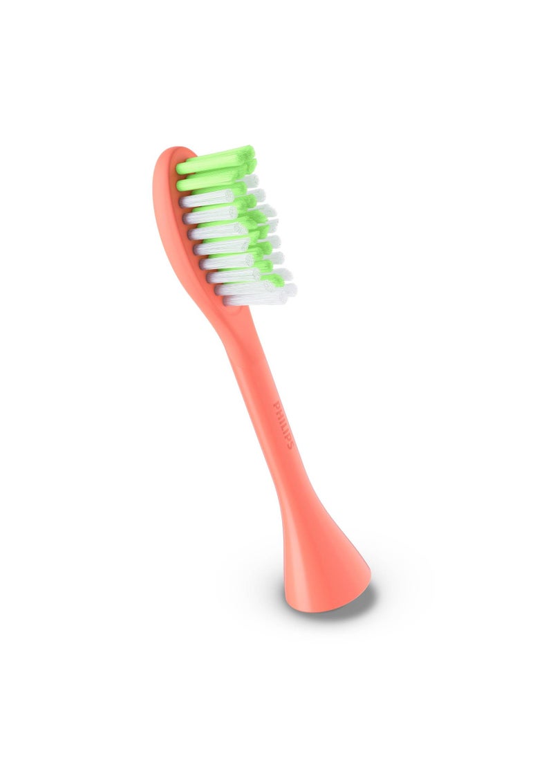 PHILIPS SONICARE - Philips One by Sonicare, 2 Brush Heads, Miami Coral, BH1022/01 - Image 1