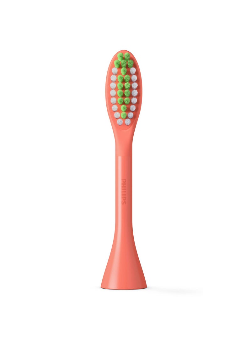 PHILIPS SONICARE - Philips One by Sonicare, 2 Brush Heads, Miami Coral, BH1022/01 - Image 1