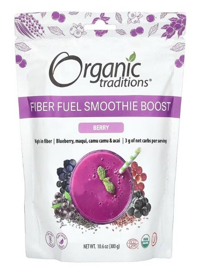 Organic Traditions - Fiber Fuel Smoothie Boost Berry 10.6 oz 300 g - Image 1