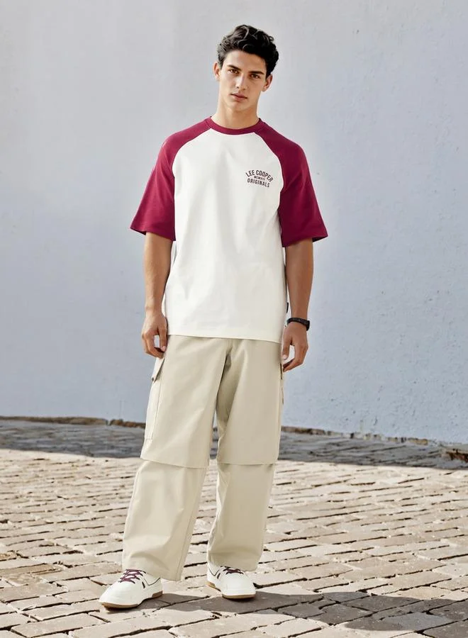 لي كوبر بنطلون لي كوبر بقصة باراشوت مع إغلاق بأزرار وجيوب