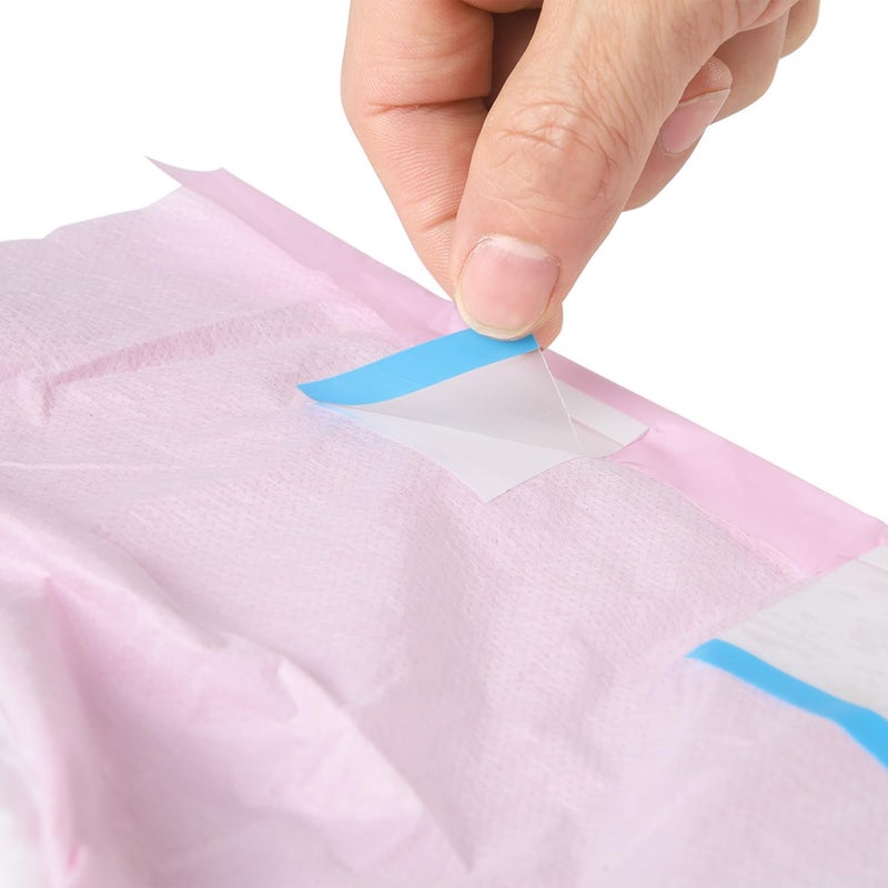 CutiePlusU Adult Diapers Heavy Absorption Dry Surface Disposable Adult Diaper All NightPink 2 Pieces - Image 5