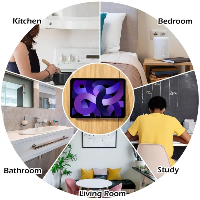 Acrylic Tablet Wall Mount Adjustable Hands Free Stand For Phone E Reader - Image 5