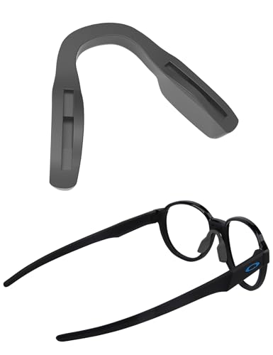 SAUCER Replacement Nose Pieces Pads for Oakley Hex Jector OX8032 | OX8174F Eyeglass - Asian Fit Grey - Image 1
