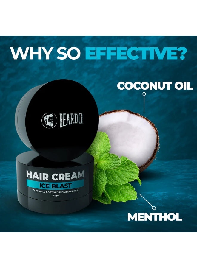 Beardo Ice Blast Hair Cream 75g - Image 2