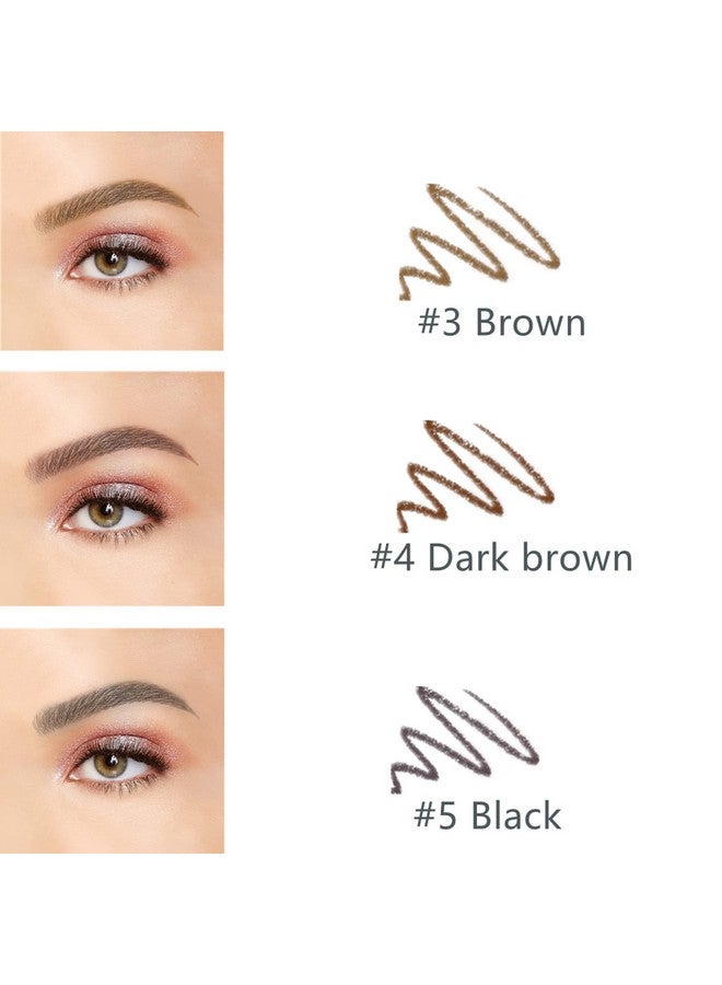 BECHY Eyebrow Pencil3 Pcs Professional Waterproof Makeup Micro Brow Pencilbrow Kit With Eyebrow Brush And Razorultra Fine Mechanical Pencil - Image 5