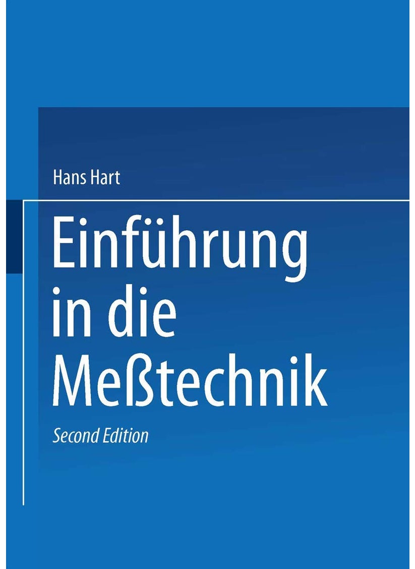 Einfuhrung in Die Messtechnik 