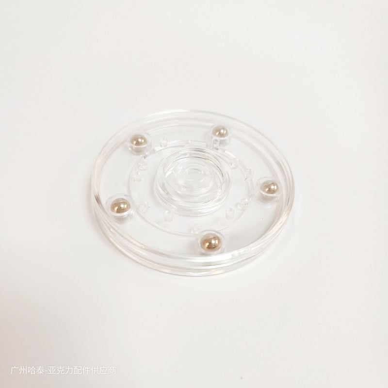 Hatai Transparent Plastic Turntable Display Rotating Disc Rotating Base Turntable Ps Turntable Acrylic Turntable - Image 1