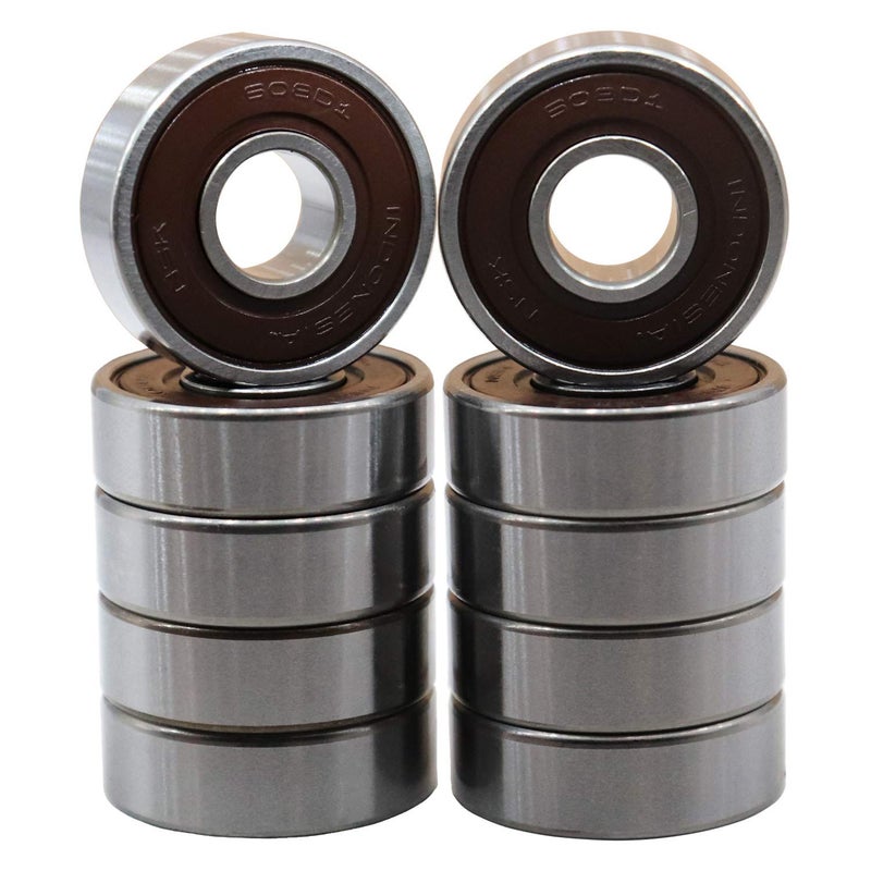 NSK 608-2RS 608DD 10Pcs Precision Bearings 8x22x7mm, Rotating Quiet High Speed and Durable ＆ Double Rubber Seal and Pre-Lubricated, Deep Groove Ball Bearings. - Image 5