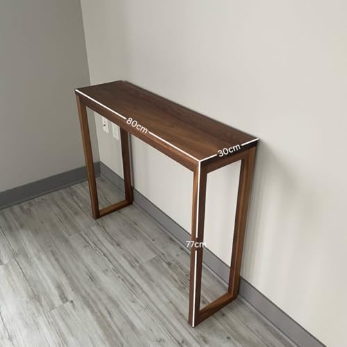 carpentray 80cm Long Wooden Console Table for Living Room | Side Entrance Table for Home | Sheesham Wood - Image 3