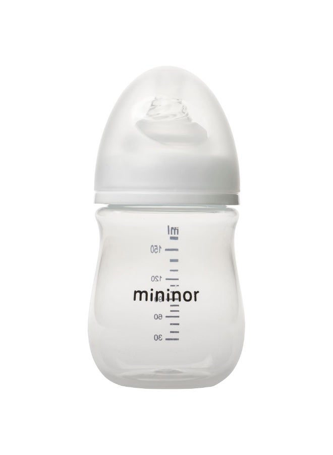 Mininor PP Feeding Bottle  160ml  White - Image 1