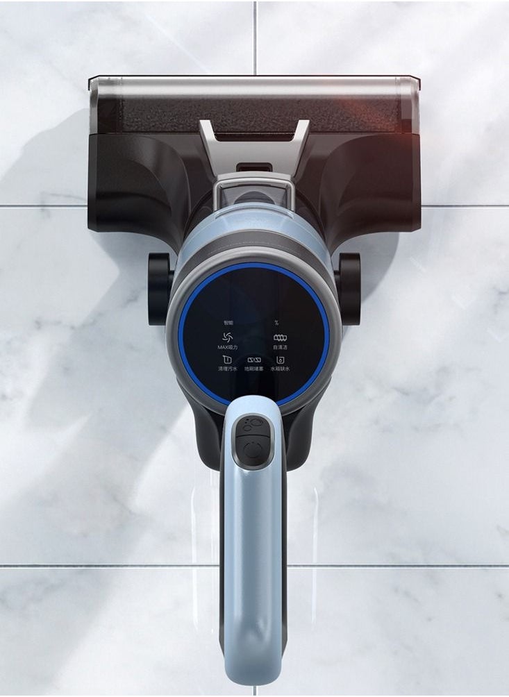 Deerma - VX300 Water Suction Vacuum Floor Cleaner | Automatically Sense Dirt And Absorb Dry And Wet Garbage | One-Button Self-Cleaning - Black - Image 1