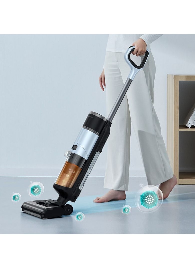 Deerma - VX300 Water Suction Vacuum Floor Cleaner | Automatically Sense Dirt And Absorb Dry And Wet Garbage | One-Button Self-Cleaning - Black - Image 1
