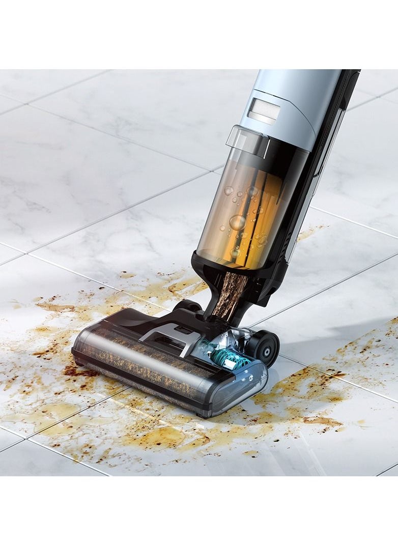Deerma - VX300 Water Suction Vacuum Floor Cleaner | Automatically Sense Dirt And Absorb Dry And Wet Garbage | One-Button Self-Cleaning - Black - Image 1