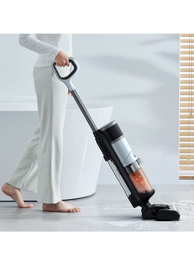 Deerma - VX300 Water Suction Vacuum Floor Cleaner | Automatically Sense Dirt And Absorb Dry And Wet Garbage | One-Button Self-Cleaning - Black - Image 1