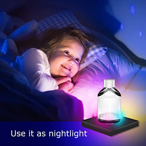 ASENTE 16 LED Multi-Color Light Stand Base- Lighted Acrylic Display, Crystal Display, Trophy & Art Hologram, 3D Pedestal Stand for Crafts, & Other Special Centerpieces, 4.5V AC/USB Adapter, Matte Black - Image 5