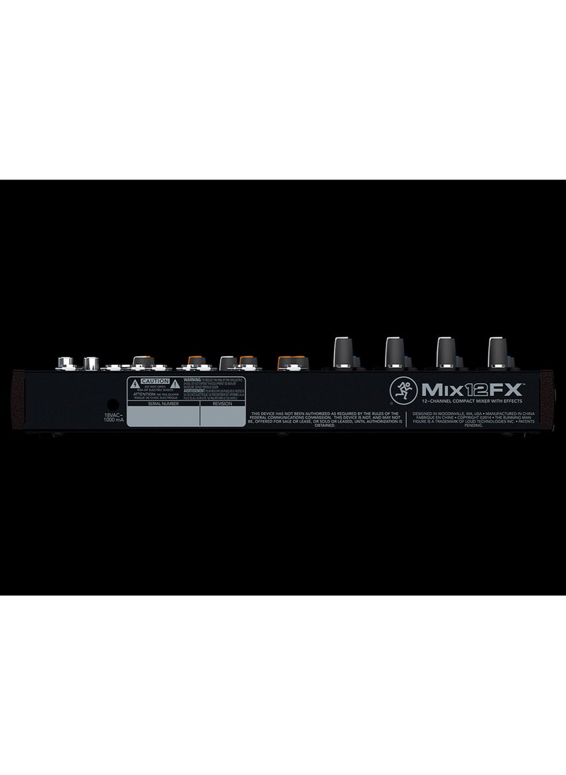 Mackie خلاط Mix12FX مدمج ذو 12 قناة مع تأثيرات  - Image 5