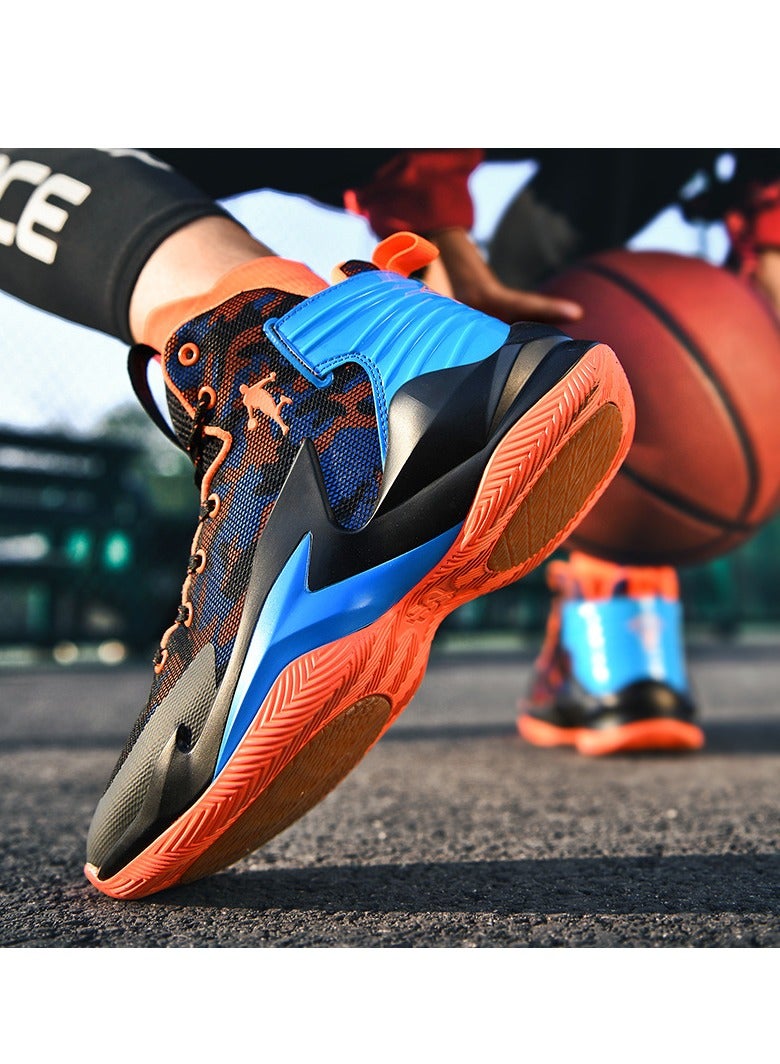 general High Top Mesh Non-Slip Basketball Shoes Sneakers Running Shoes  - Image 5
