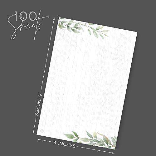 Dashleigh Farmhouse Decor Notepad, 4x6 inch, 100 sheets - Image 4