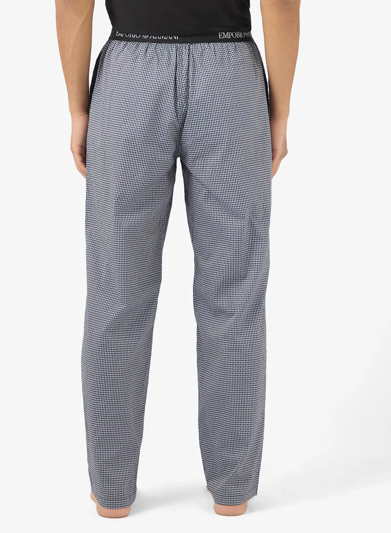 امبوريو ارماني بيجامة أساسية برباط