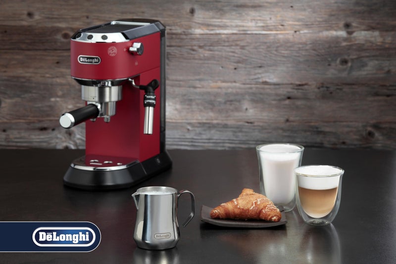 De'Longhi DLSC060 Milk Frothing Jug, 12 oz, Stainless Steel - Image 2