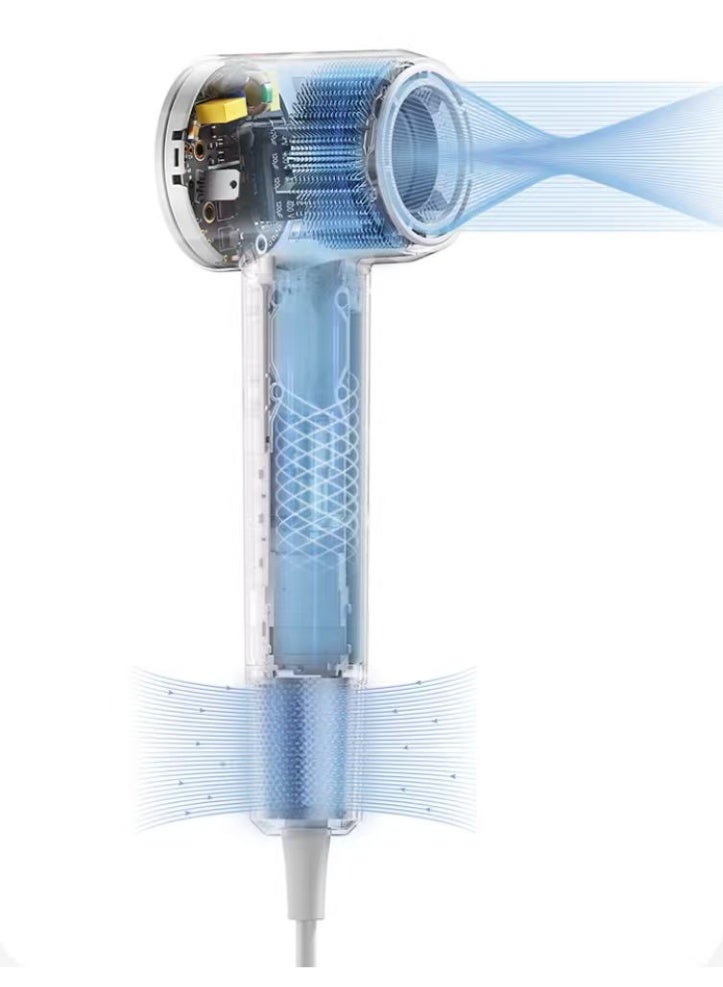 لايفن مجفف شعر عالي السرعة عالي السرعة للمبتدئين من مستوى الدخول مجفف شعر منخفض الضوضاء عنبر الطالب مجفف شعر محمول 1400 واط، Lifen SE (لون شاي الحليب) - Image 4