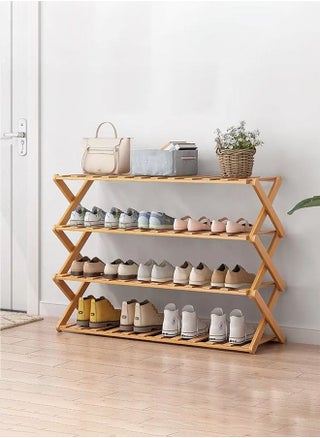 4-Tier Folding Bamboo Shoe Rack Beige 100x25x68cm - pzsku/Z2C2E029149D7CA45DC0BZ/45/_/1692779490/5c7581ac-8a86-4eba-8c69-d33521fcf027