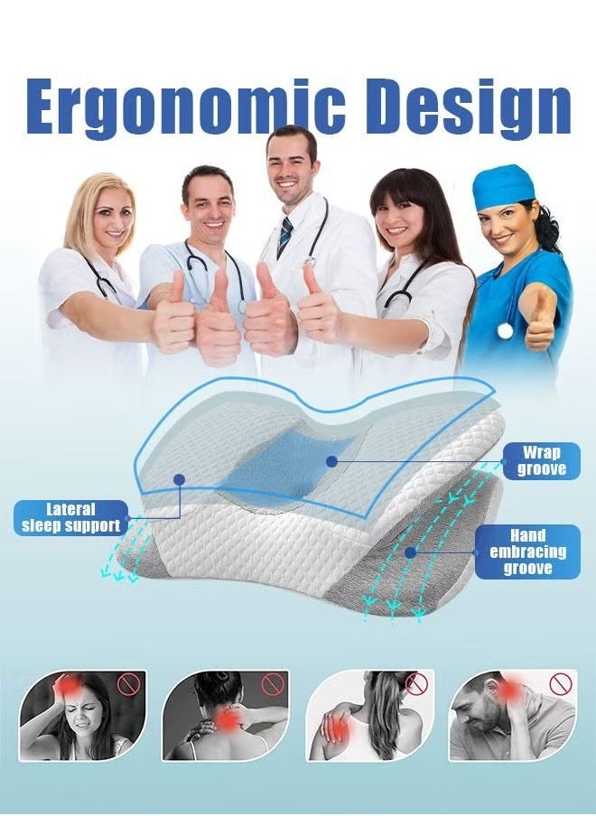 Memory Foam Pillow Sleeping Pillow Cervical Pillow for Neck Pain Relief