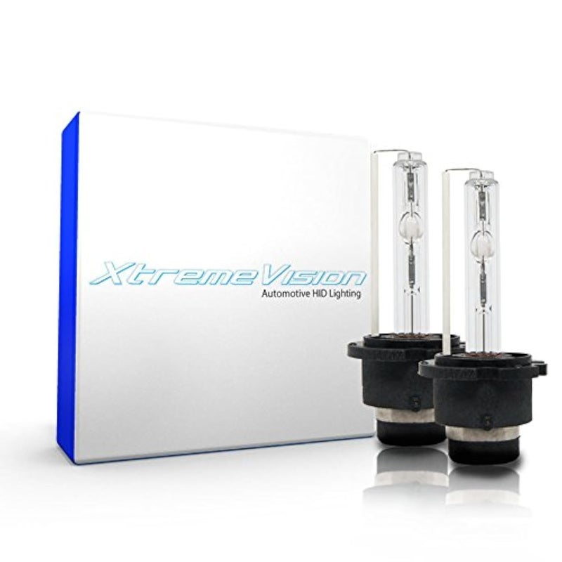 مصابيح إكس تريم فيجن HID زينون بديلة D2S D2R D2C 8000K أزرق متوسط 1 زوج