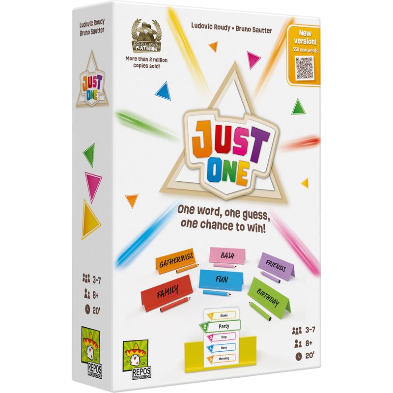 Asmodee Just One Party Game (2025 Refresh) - Cooperative Mystery Word Guessing Fun for Family & Friends, Kids & Adults, Ages 8+, 3-7 Players, 15 Minute Playtime - Image 1