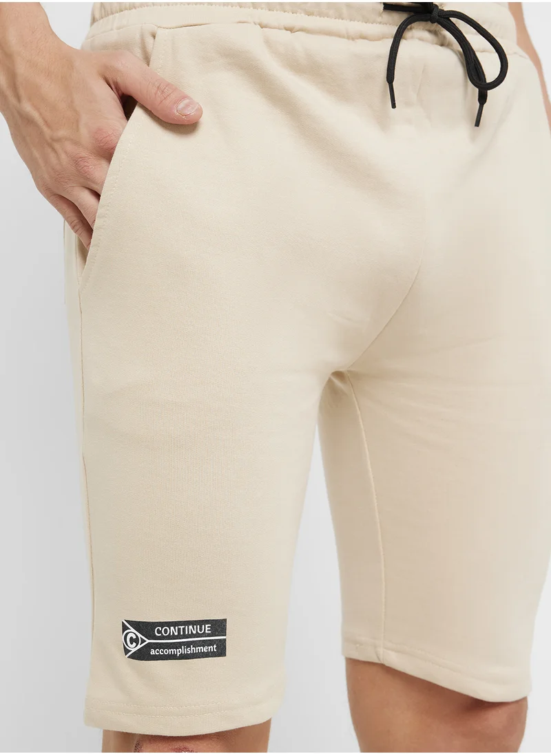 Seventy Five Drawstring Knited Shorts