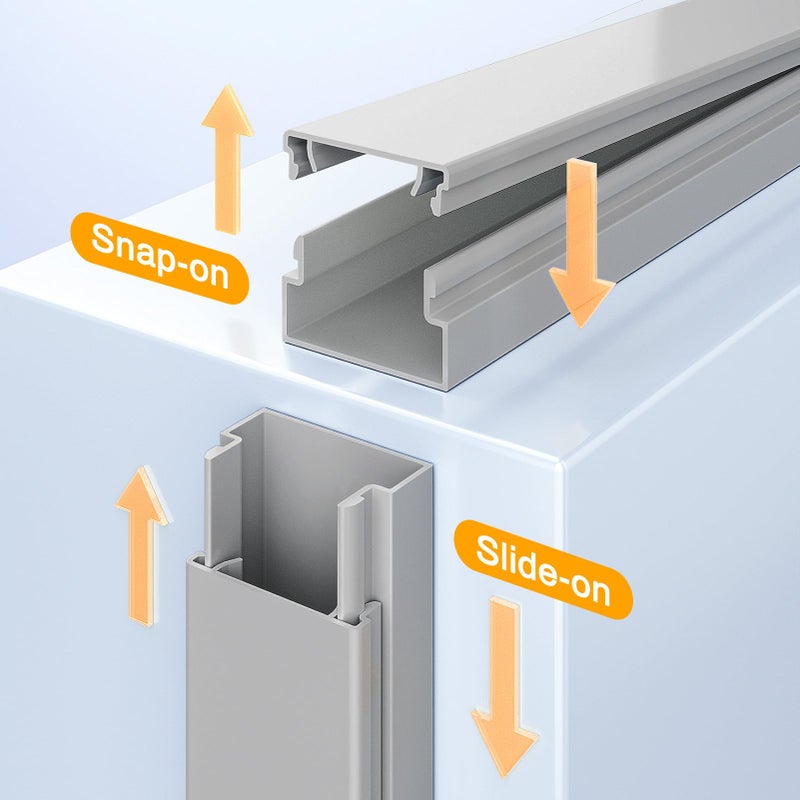Delamu 157in Delamu Cord Hider Wall for Wall Mounted TV, Wire Hider Kit - Image 3