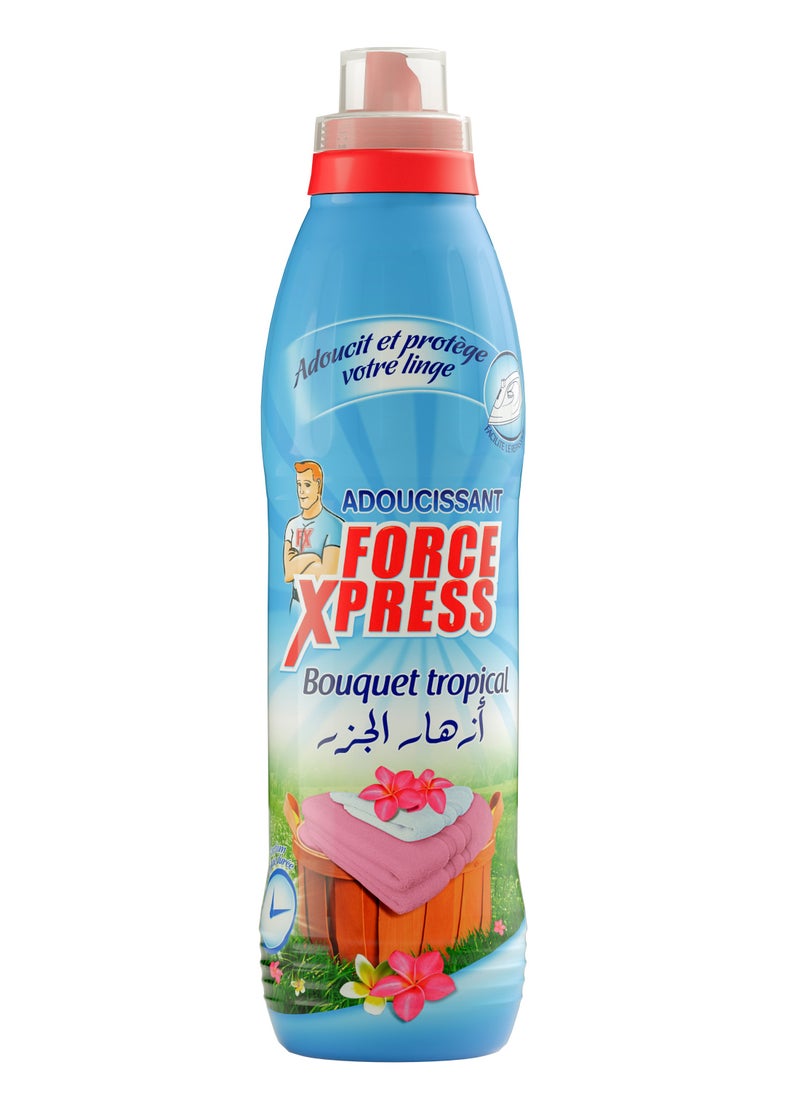 Force Xpress Fabric Softener Tropical Bouquet 900Ml 