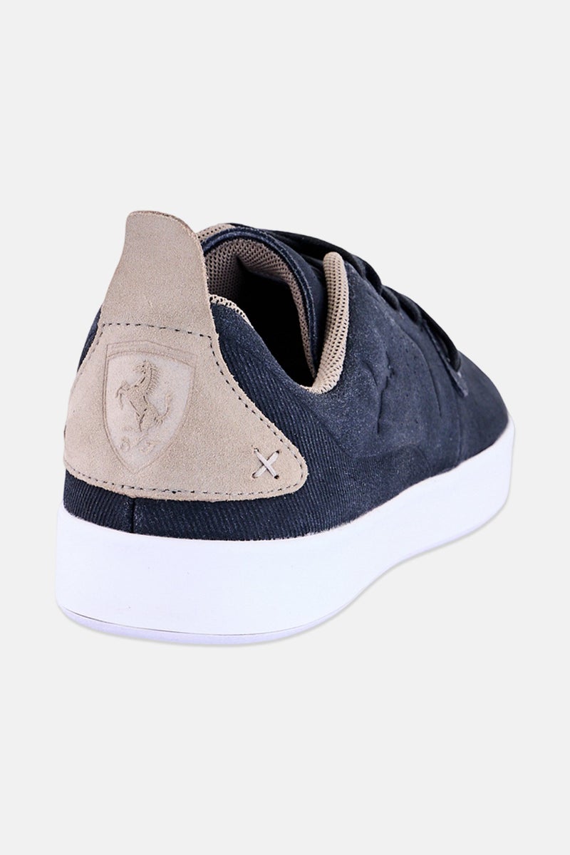PUMA أحذية بومة × سكوديريا فيراري للرجال EI ماسترو LS مزودة بأربطة للخارج، رمادي داكن - Image 3