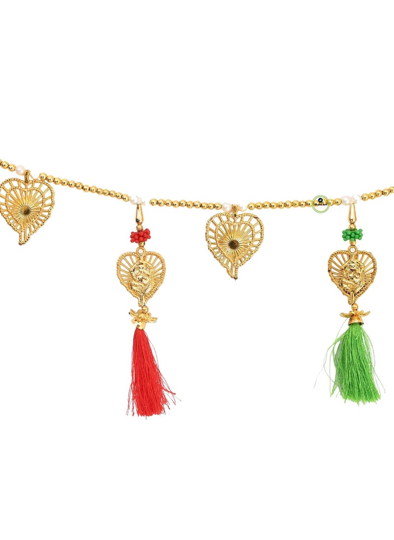 Great Art - Great Art Traditional ation Latest Hanging Toran Main Door Garlands Handmade Bandhanwar Door Entrance Hanging HomeTraditional Wall Decoration Diwali Decoration Diwali Gift(40 Inch X 8 Inch) - Image 1