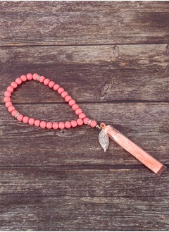 The Black Pearl Accessories Blush Pink Alabaster Stone Prayer Bead of 33 Beads  - Image 1