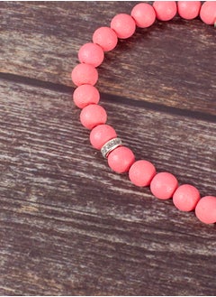 The Black Pearl Accessories Blush Pink Alabaster Stone Prayer Bead of 33 Beads  - Image 2